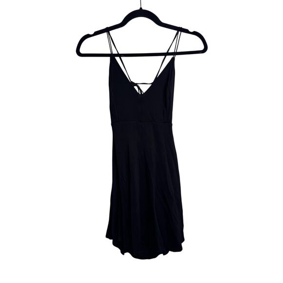 Aritzia Wilfred Free Rieke Strappy Back Little Black Dress Small - Picture 6 of 8
